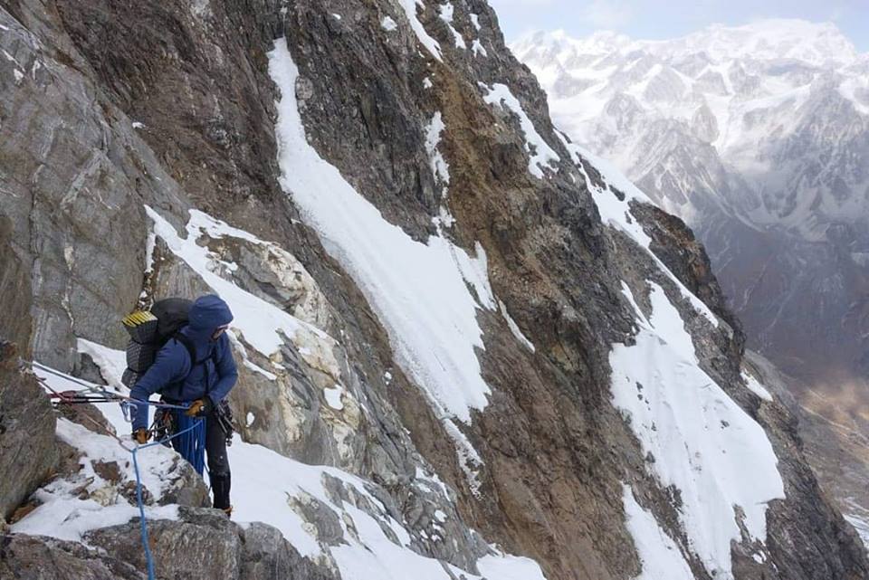 Sharpu II, Nepal, Kangchenjunga, Spencer Gray, Aivaras Sajus