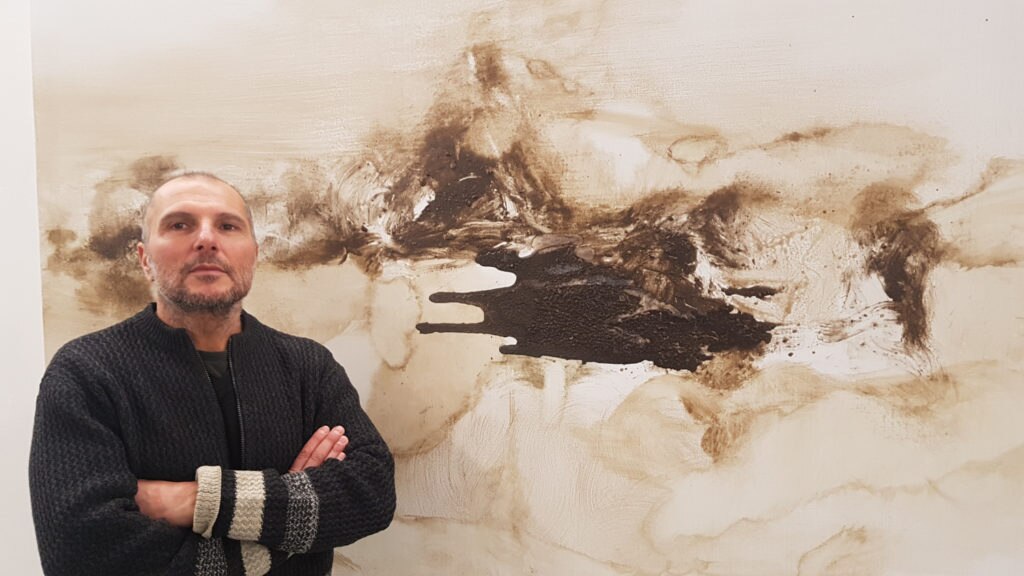 Angelo Bellobono con Monte Appennino