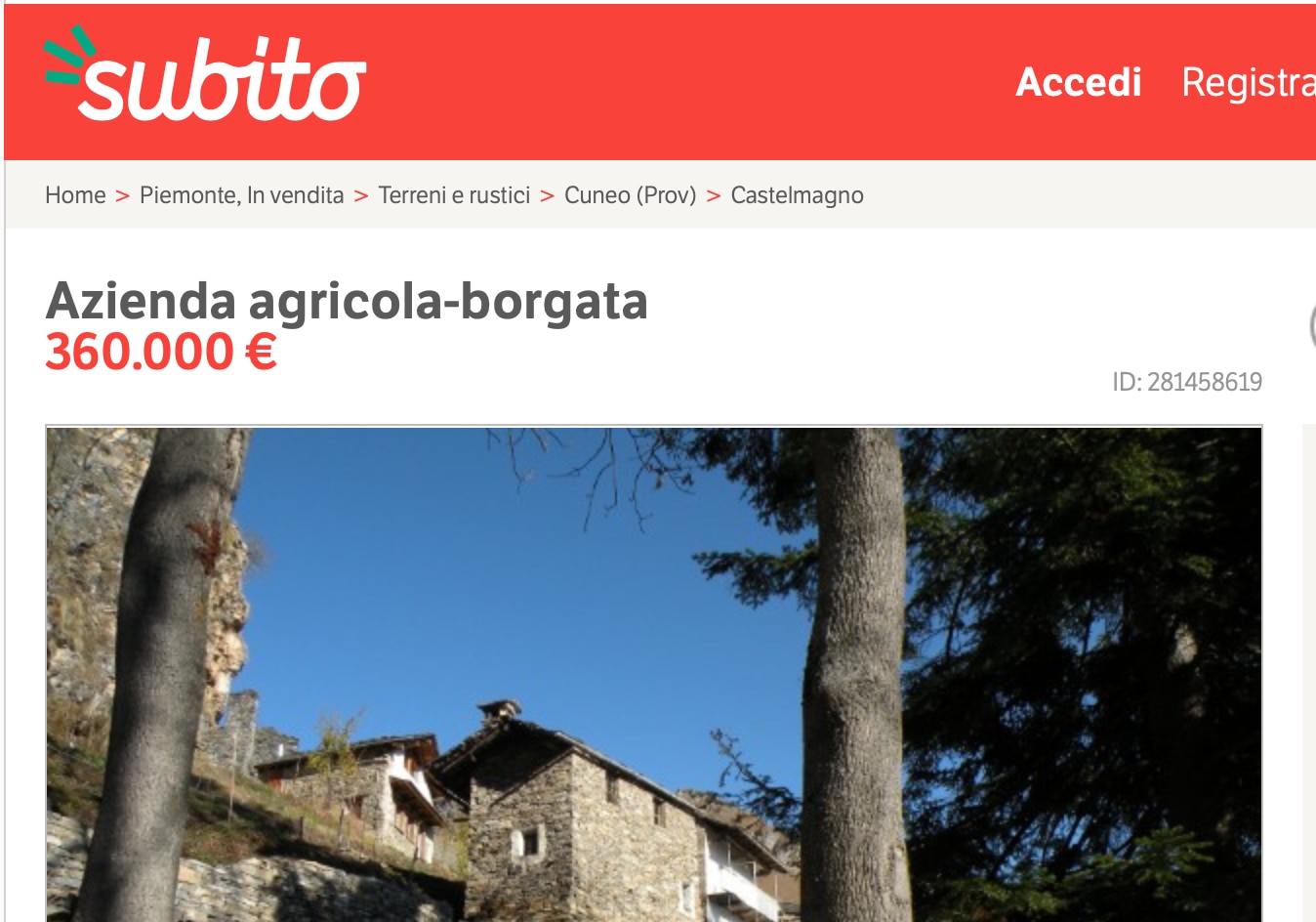 Batuira, Cuneo, Castelmagno, borgo, Piemonte, Subito.it, Marco Bussone, Uncem