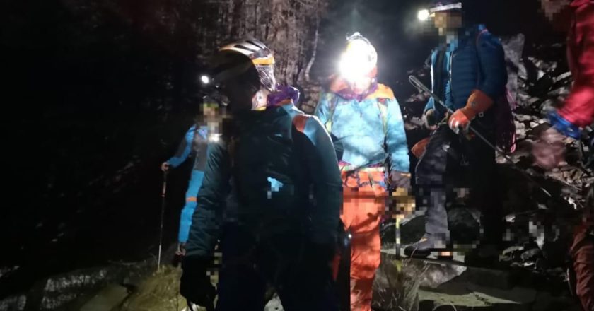 Cogne, cascata di ghiaccio, soccorso alpino valdostano