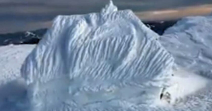 rifugio, Stiria, Austria, neve, iceberg, elicottero, Alpi