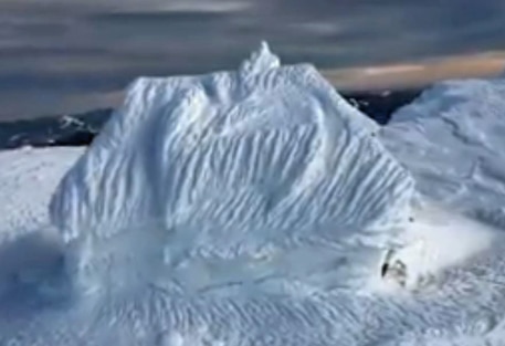 rifugio, Stiria, Austria, neve, iceberg, elicottero, Alpi