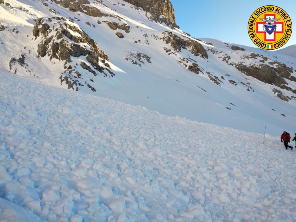 Valanga - Foto CNSAS