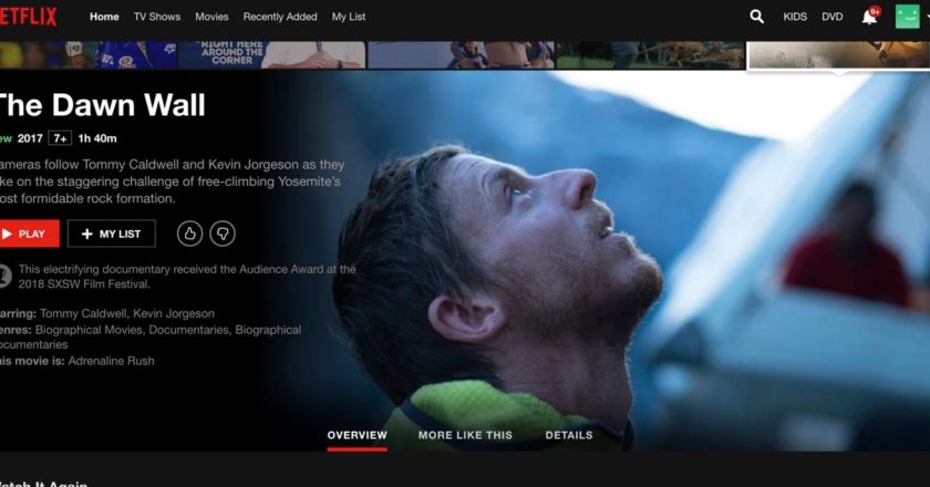 netflix, dawn wall, tommy caldwell, kevin jorgeson, el capitan, yosemite