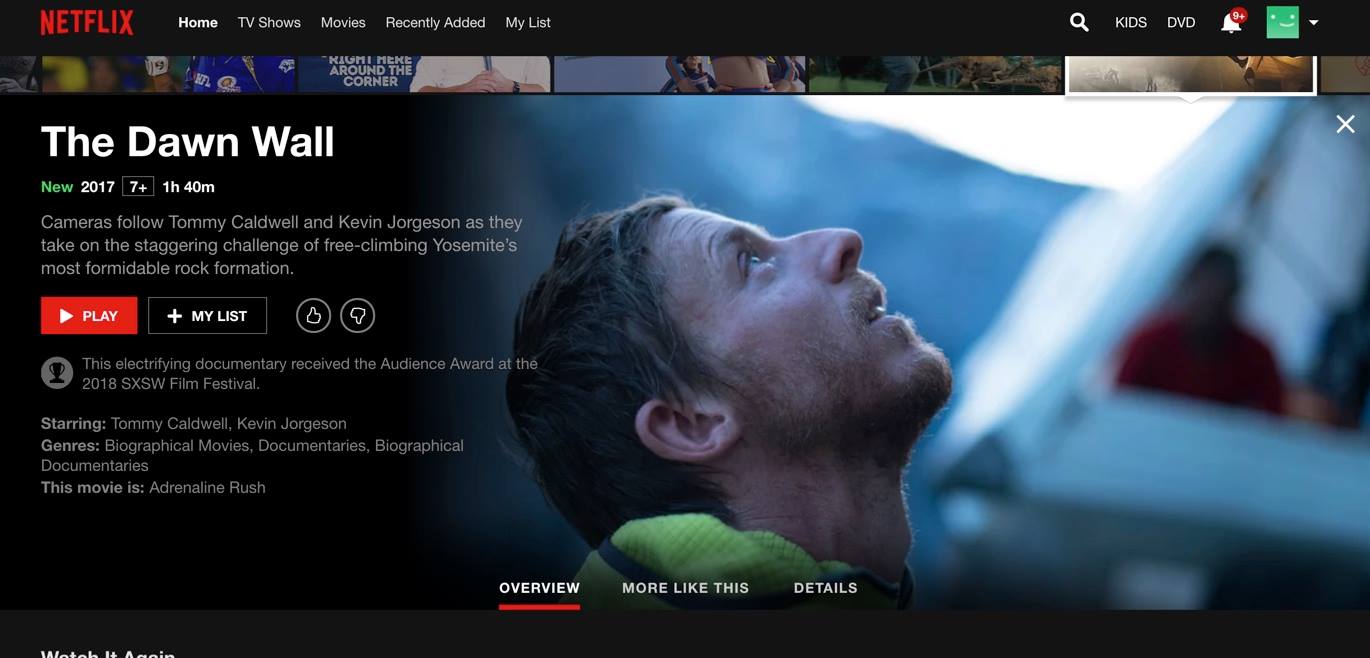 netflix, dawn wall, tommy caldwell, kevin jorgeson, el capitan, yosemite