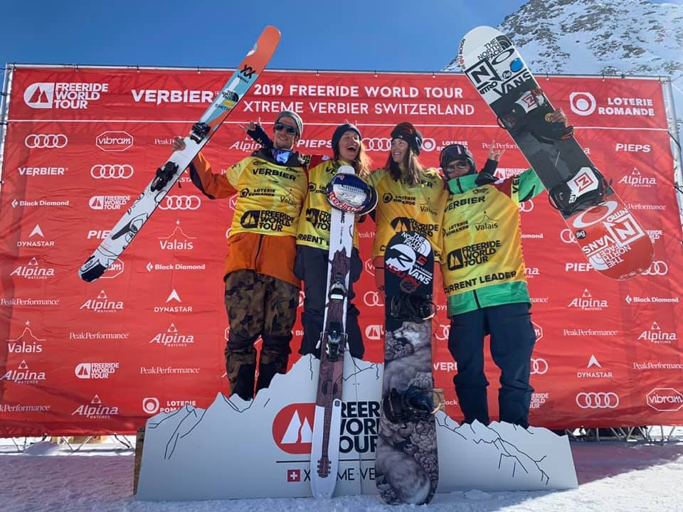 xtreme verbier, freeride wolrd tour, freeride, snowboard, Markus Eder, Arianna Tricomi