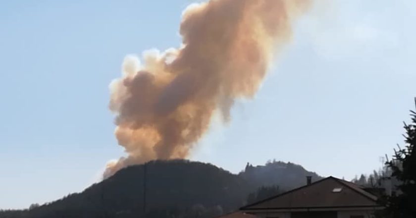 incendi, piemonte, boschi, belmonte, cuorgnè, canavese