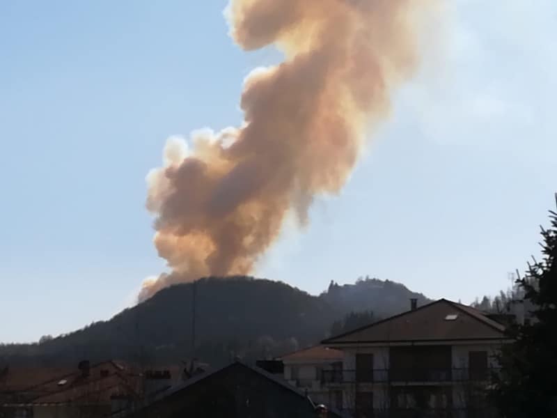 incendi, piemonte, boschi, belmonte, cuorgnè, canavese