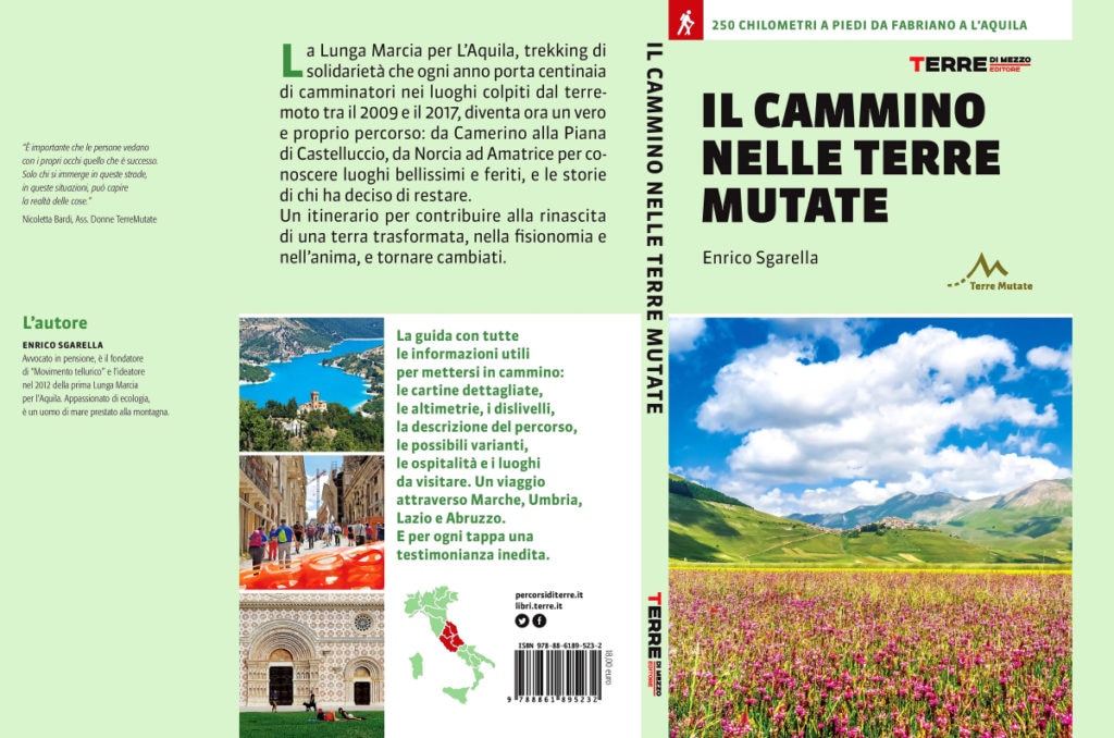 Il Cammino delle Terre Mutate, copertina della guida