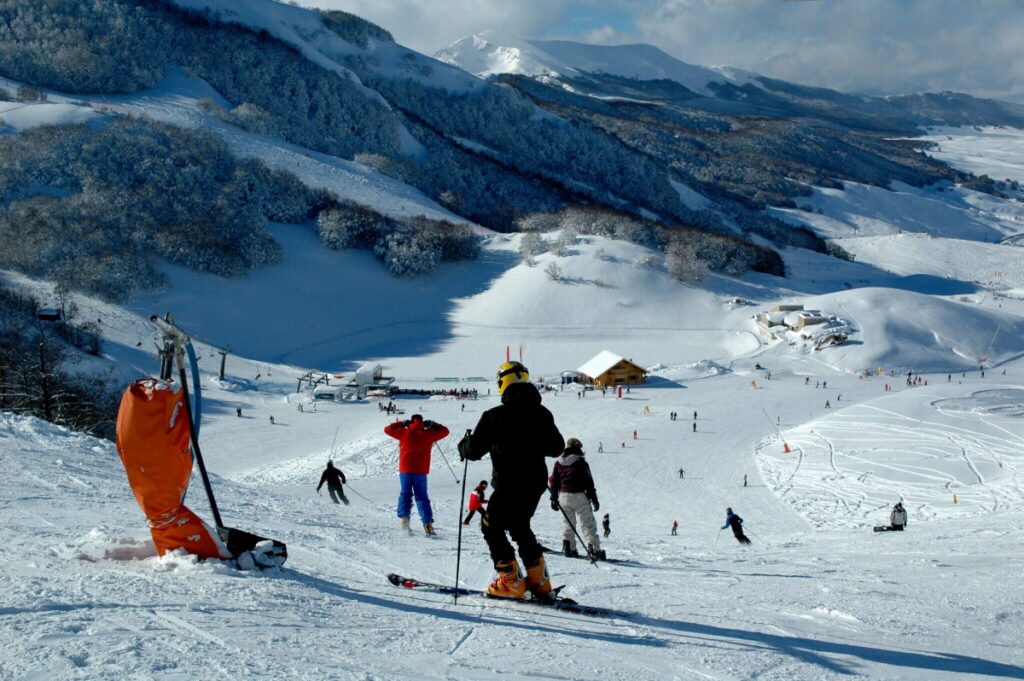 Sciatori a Campo Felice