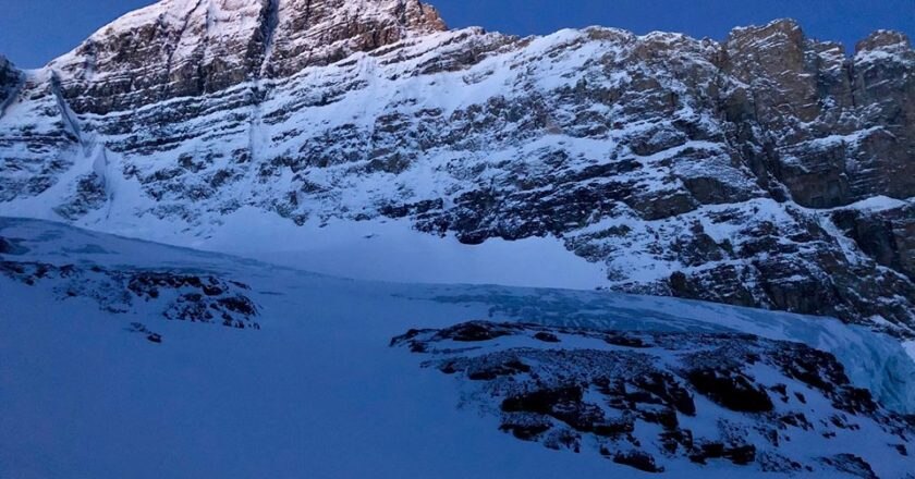 Hansjörg Auer, David Lama, Jess Roskelley, montagne rocciose, canada, spindrift