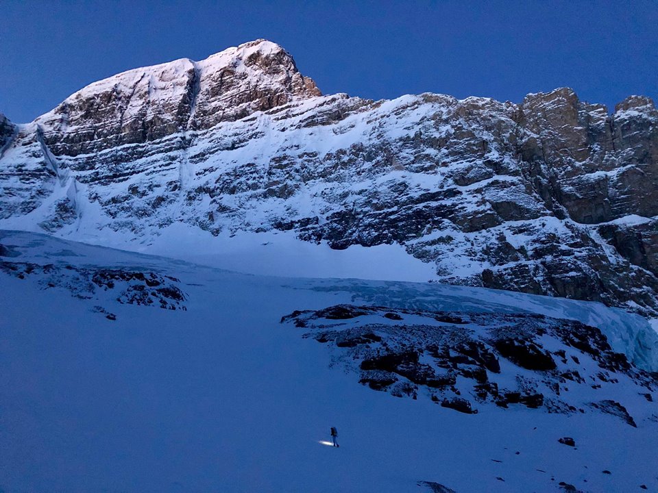 Hansjörg Auer, David Lama, Jess Roskelley, montagne rocciose, canada, spindrift