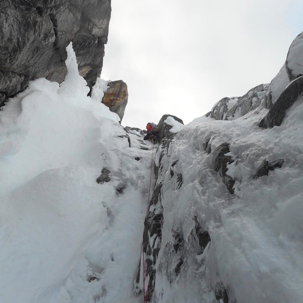 Jackson Marvell e Alan Rousseau in azione sul monte Dickey - Foto Instagram @Jackson Marvell