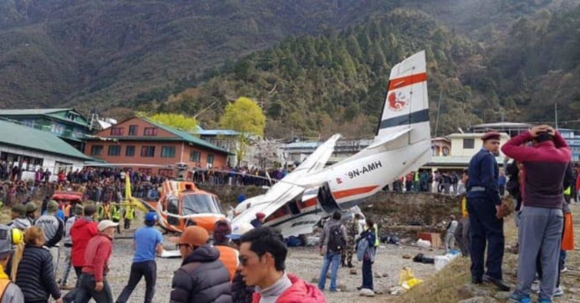 lukla, kathmandu, nepal, aereo, elicottero, aeroporto, tenzing hillary, incidente