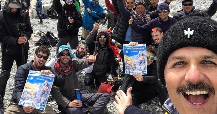 sisipuòfare, ciclismo, everest, comicità, nepal, paolo franceschini, admo