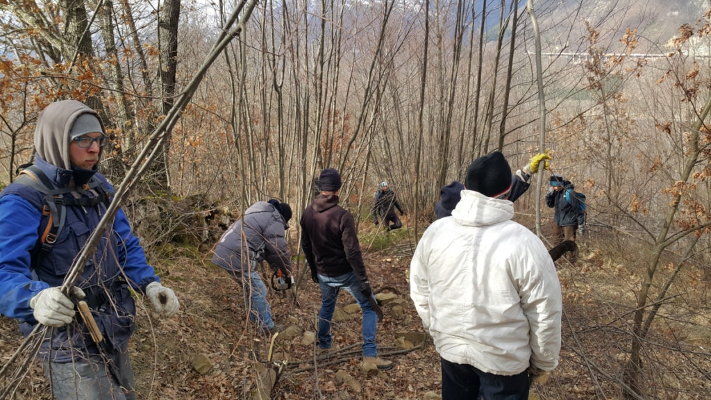 Al lavoro tra Spelonga e Arquata