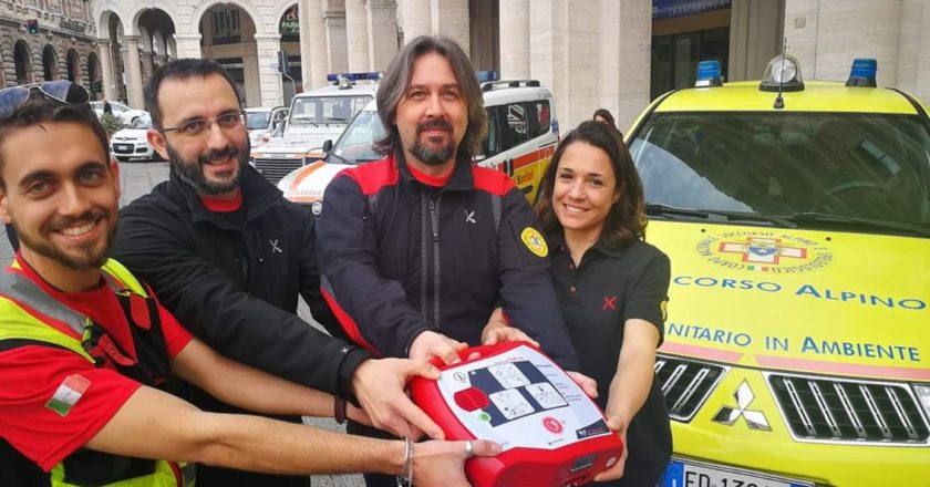 defibrillatori, liguria, soccorso alpino