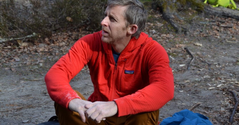 Tommy Caldwell a Fontainebleau. Foto Gian Luca Gasca