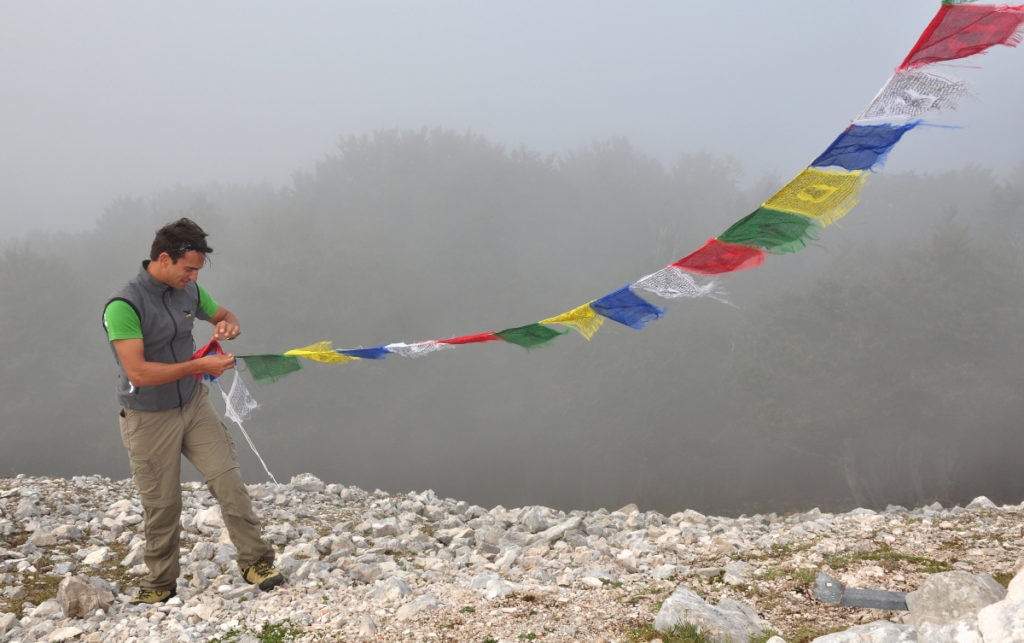 Daniele Nardi sul Semprevisa - Foto Stefano Ardito
