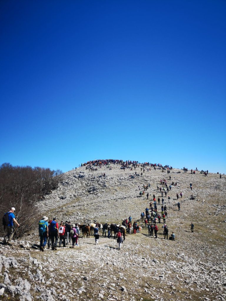 Una passeggiata sul Semprevisa per Daniele Nardi, 31 marzo 2019 - Foto Tatiana Marras