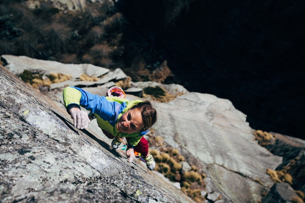 Federica Mingolla in arrampicata. Foto Federico Ravassard