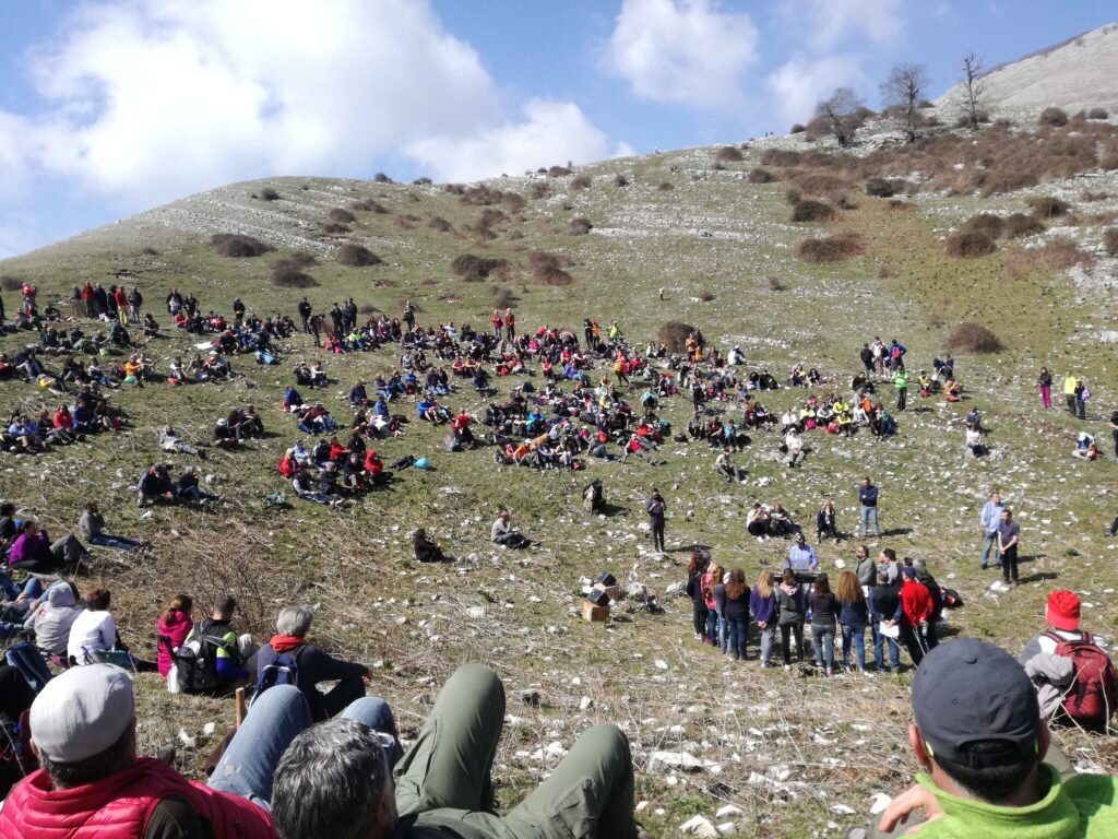 La cerimonia a Camporosello