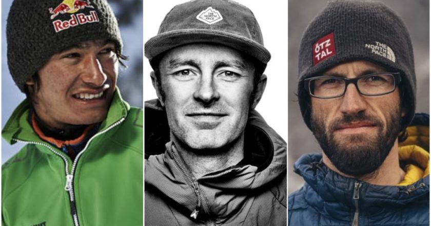 David Lama, Hansjorg Auer, Jess Roskelley, alpinismo