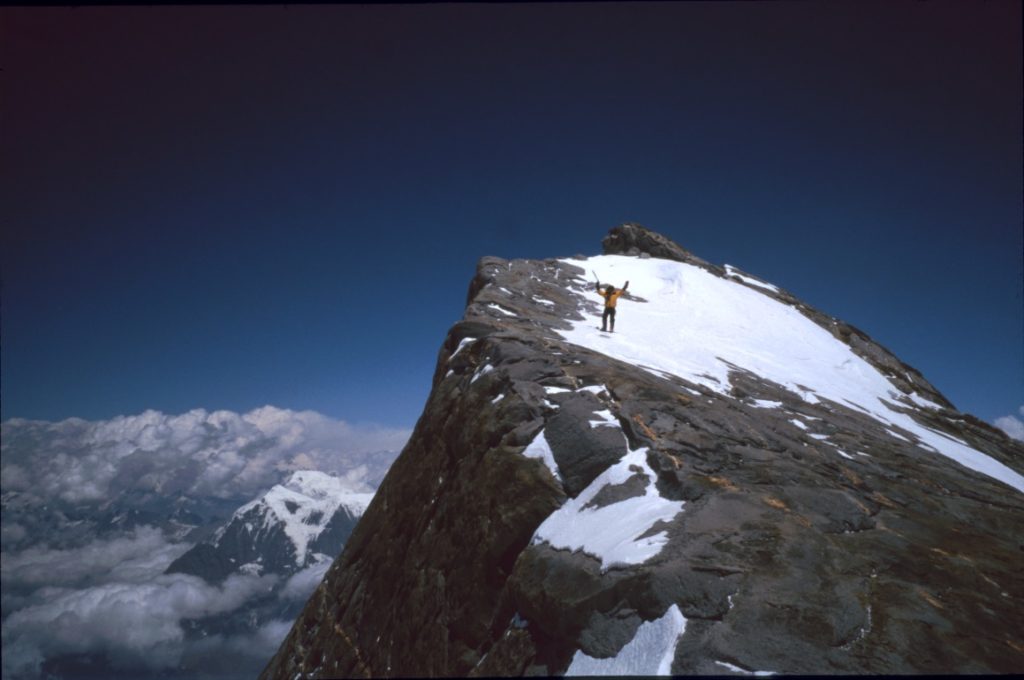 1998 vetta del Dhaulagiri. Foto Tarcisio Bellò
