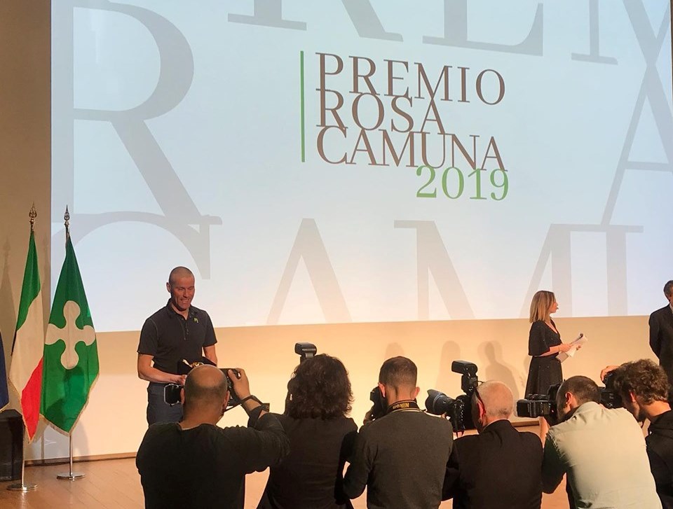 marco confortola, rosa camuna 2019, premio lombardia montagna, alpinismo