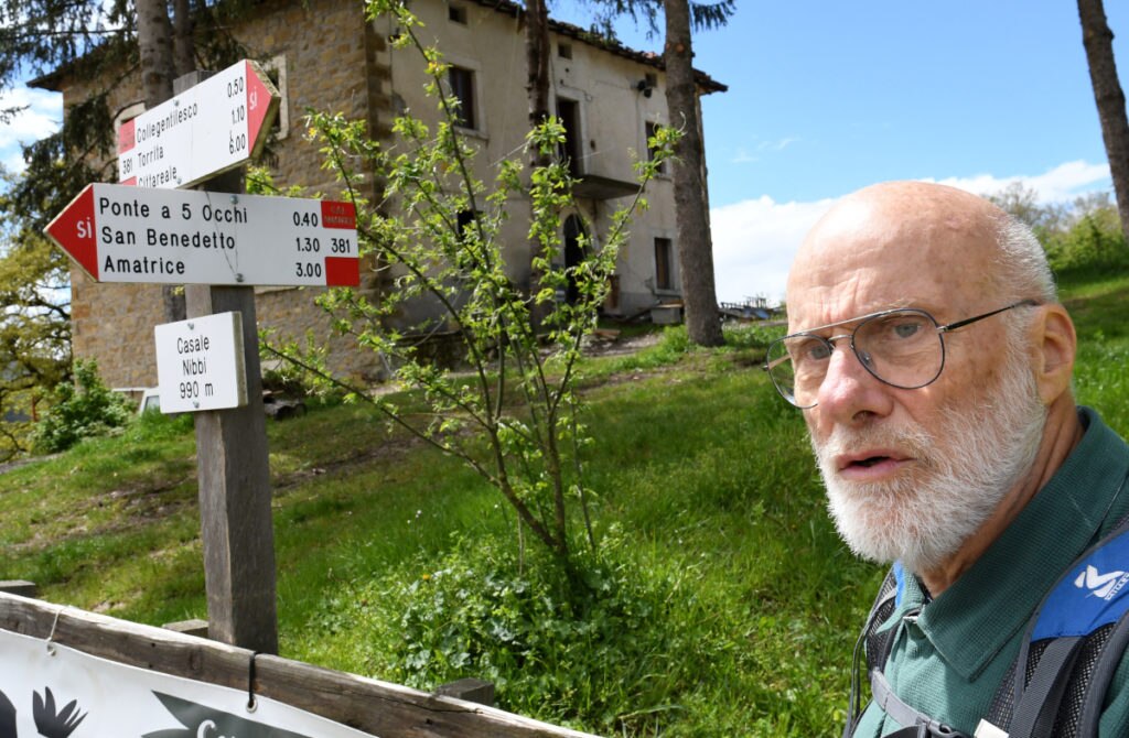 Alessandro Geri tra Torrita e Amatrice