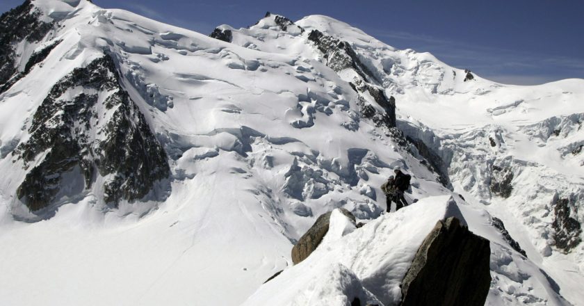 monte bianco, valanghe