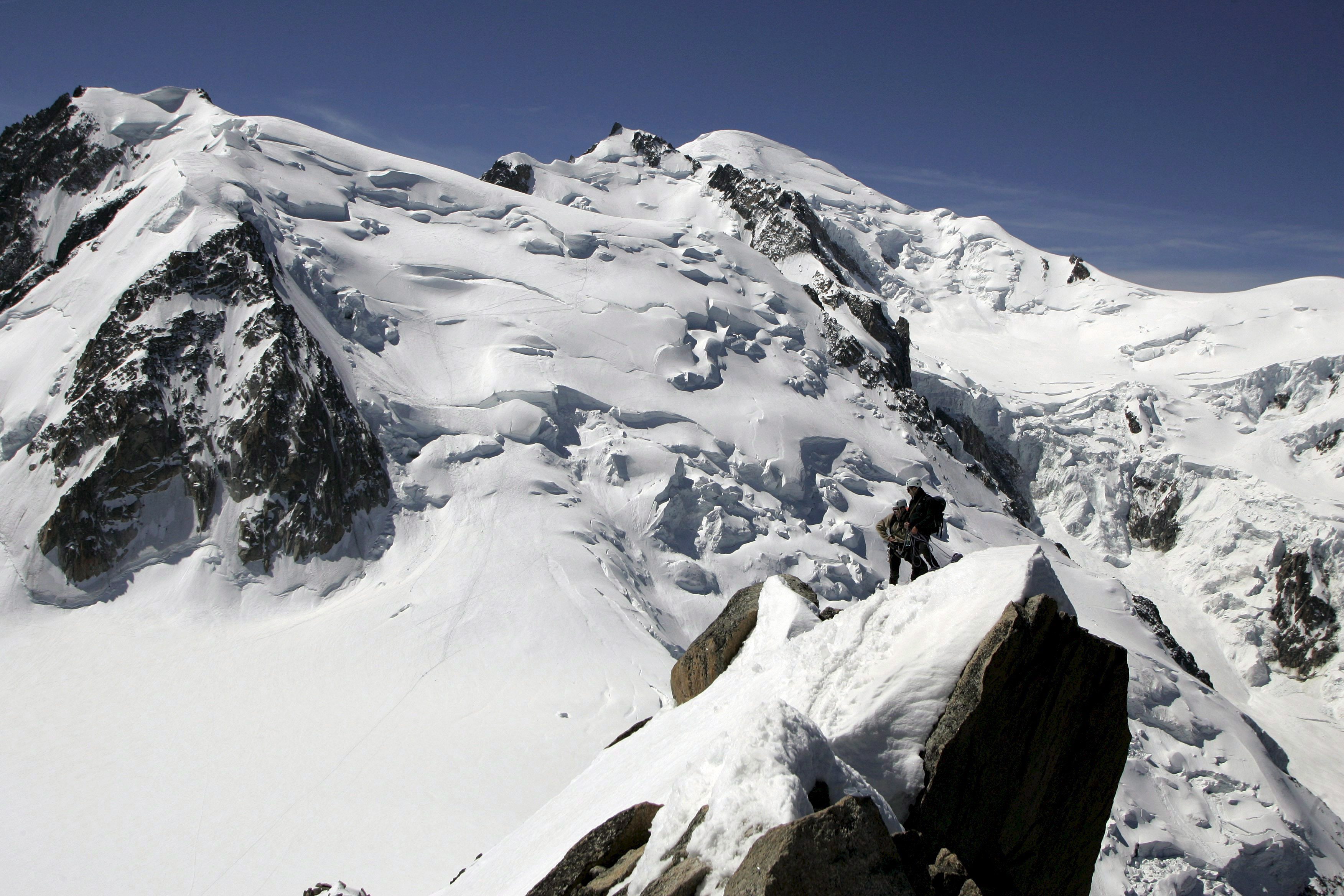 monte bianco, valanghe