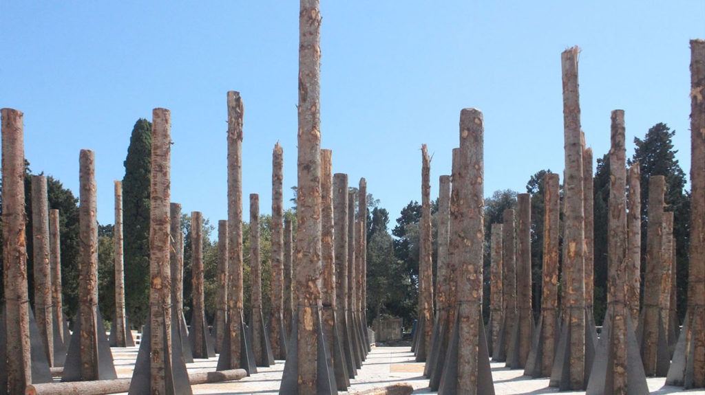 Il progetto "Un bosco morto per le troiane" nel Teatro Greco di Siracusa - Credits: Stefano Boeri Architetti, Socio fondatore: Stefano Boeri, Capo progetto: Anastasia Kucherova, Lighting Design: Angelo Linzalata