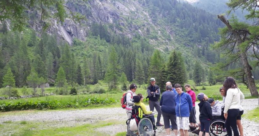 accessibilità, disabili, parco adamello brenta