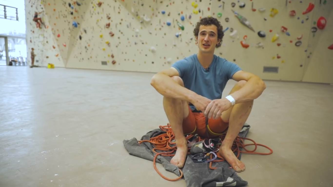 adam ondra, road to tokyo, training, boulder, lead
