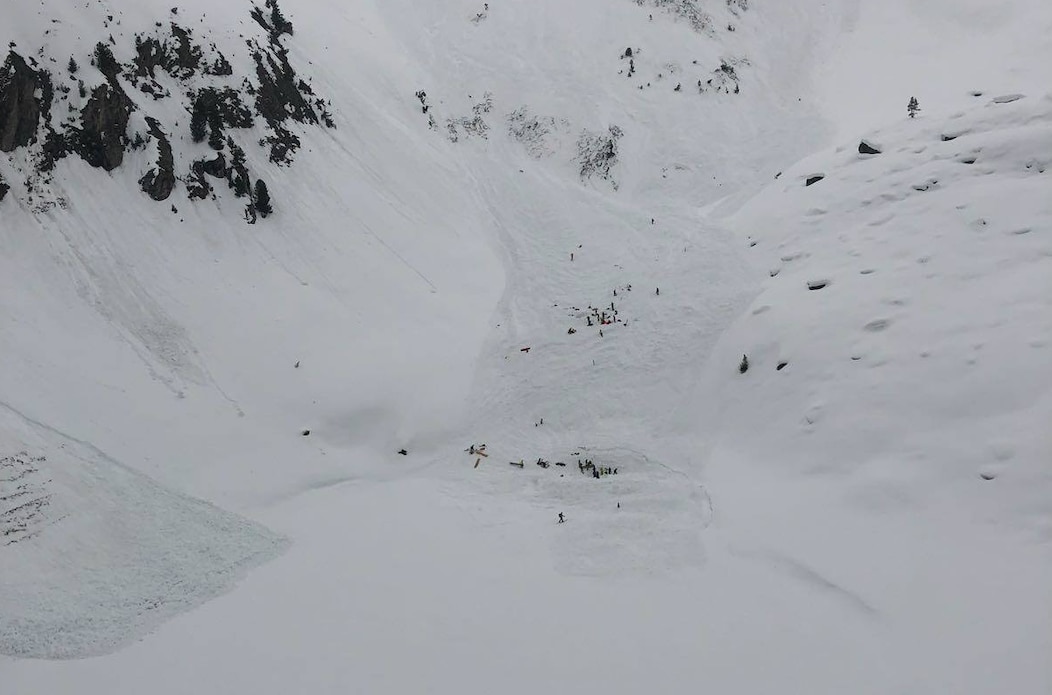 pila, cai, valanga