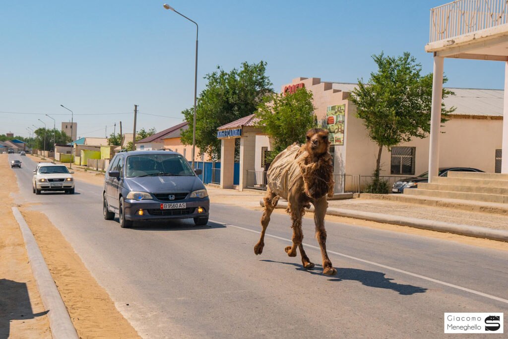 Particolari immagini urbane del Kazakistan