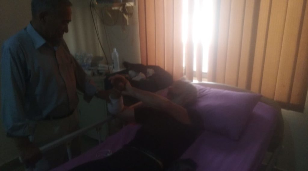 Il team in osservazione presso l