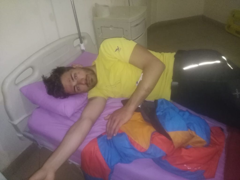 Il team in osservazione presso l