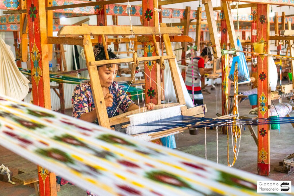 Fabbrica della Seta a Margilan, Uzbekistan
