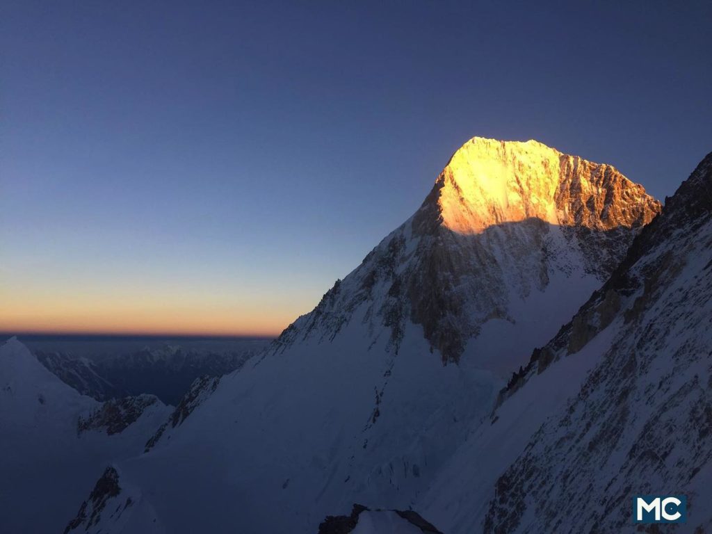 Vista sul G4 dal G2 (foto @ Marco Confortola) 