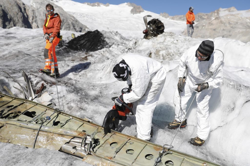 dakota c-53, ghiacciaio gauli