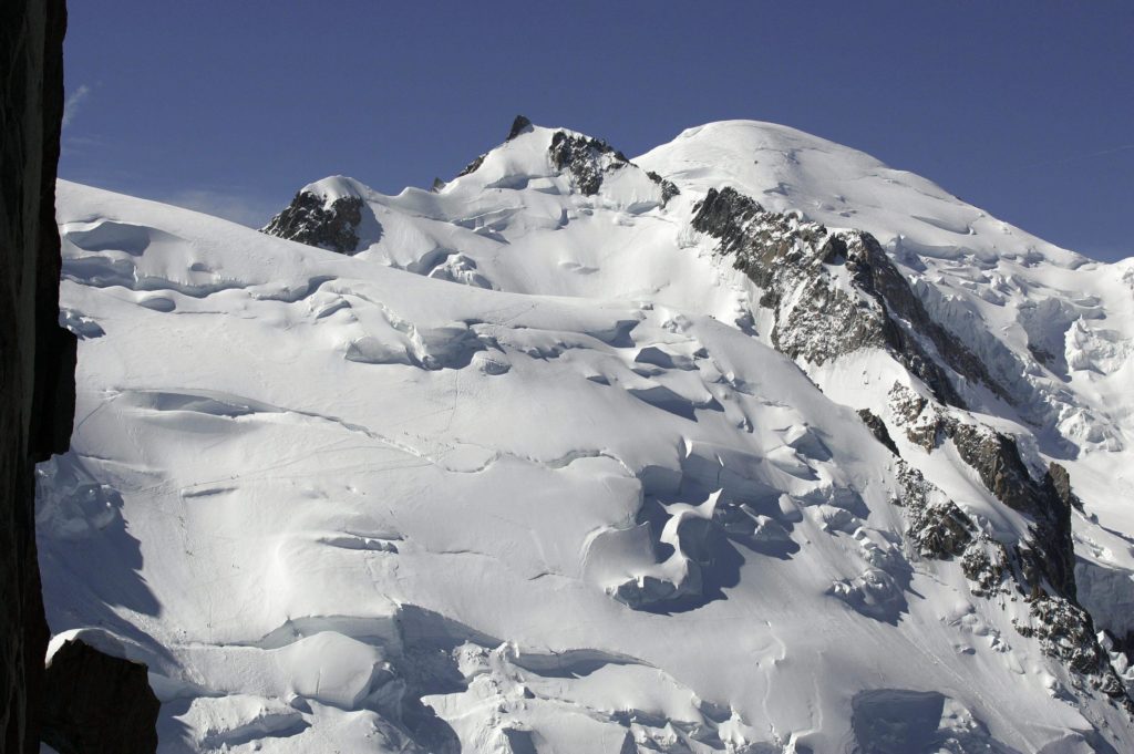 Il Monte Bianco dal versante francese