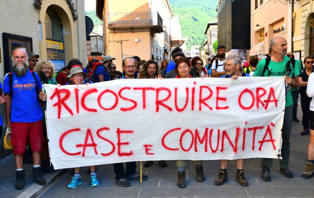 Partenza militante da Norcia