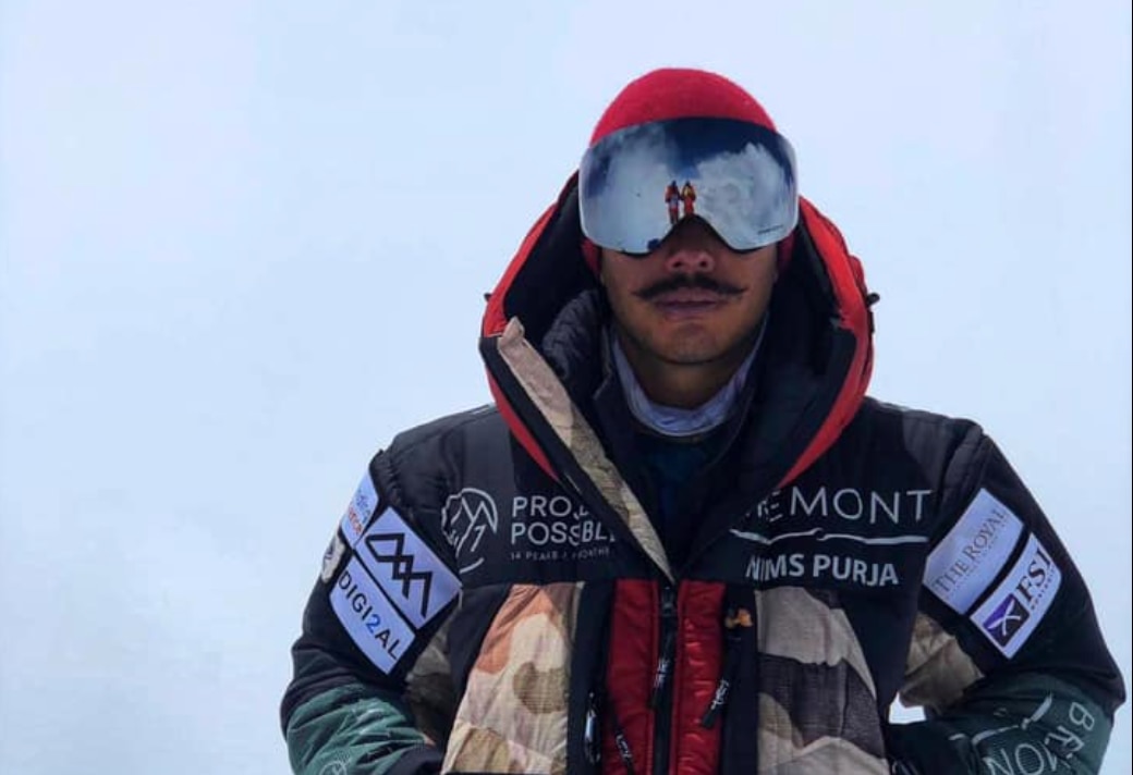 Nirmal Purja in vetta al Broad Peak