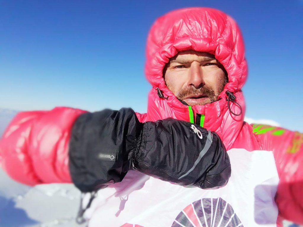 Yanez Borella circa a quota 6.800 sul Pik Lenin