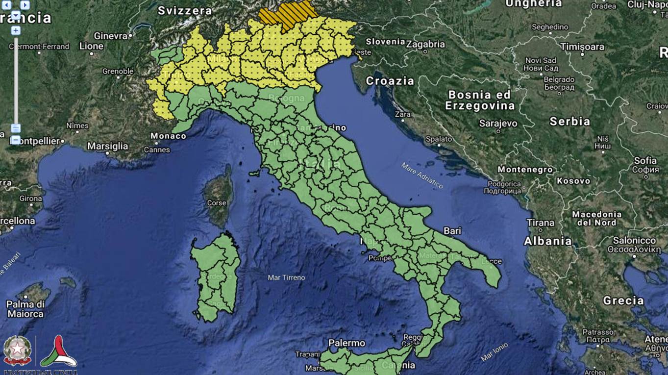meteo, protezione civile