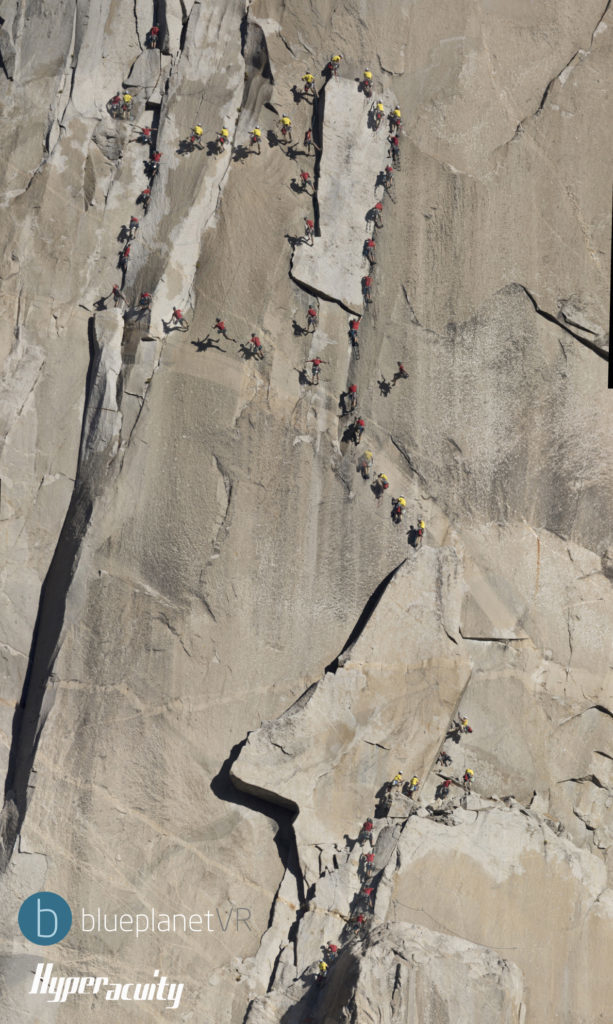 Un particolare del gigapixel di El Cap - Sito web Blueplanetvr.com