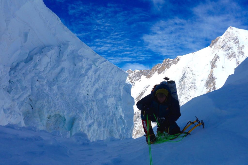 Tomek Mackiewicz al Nanga Parbat (foto @ Tomek Czapkins Mackiewicz FB)