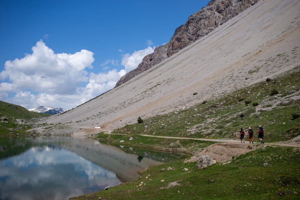Tappa Cancano-Livigno. In foto, lago di Alpisella. Foto Va
